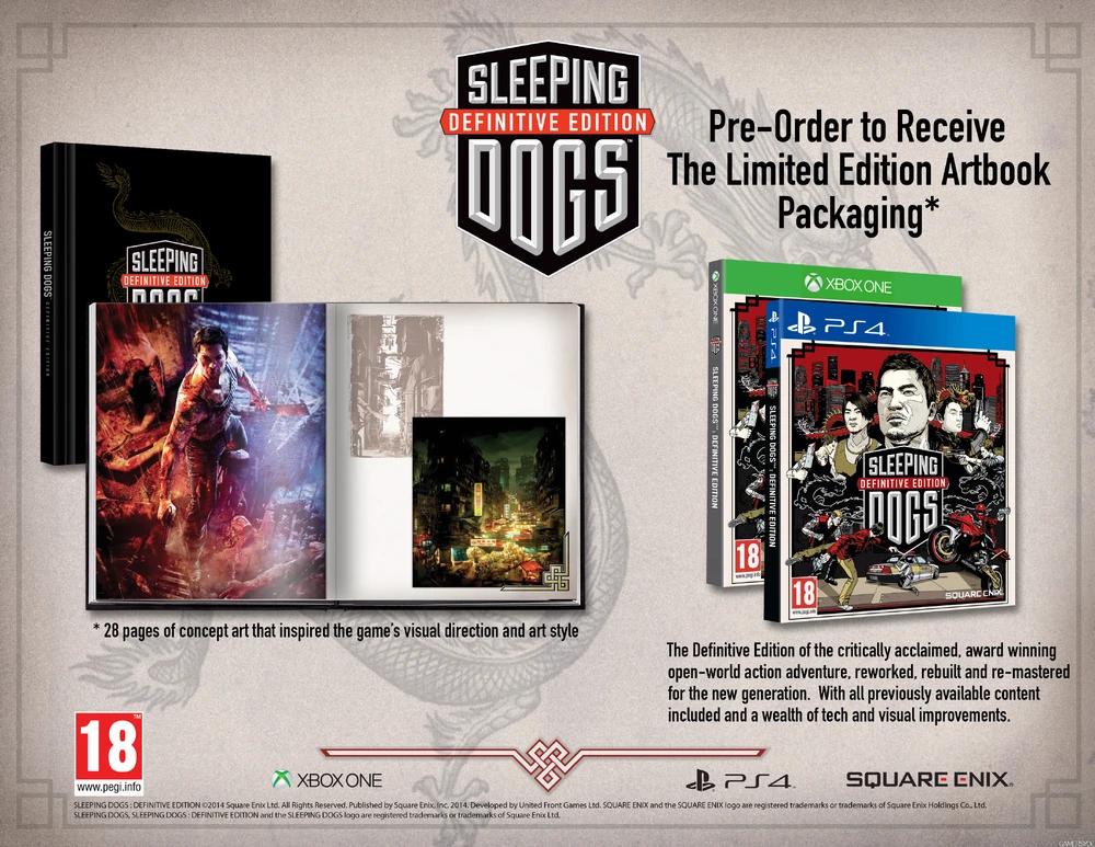 Sleeping Dogs Definitive Edition [Artbook Edition] PAL Xbox One