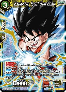 Explosive Spirit Son Goku BT3-088 Dragon Ball Super Cross Worlds