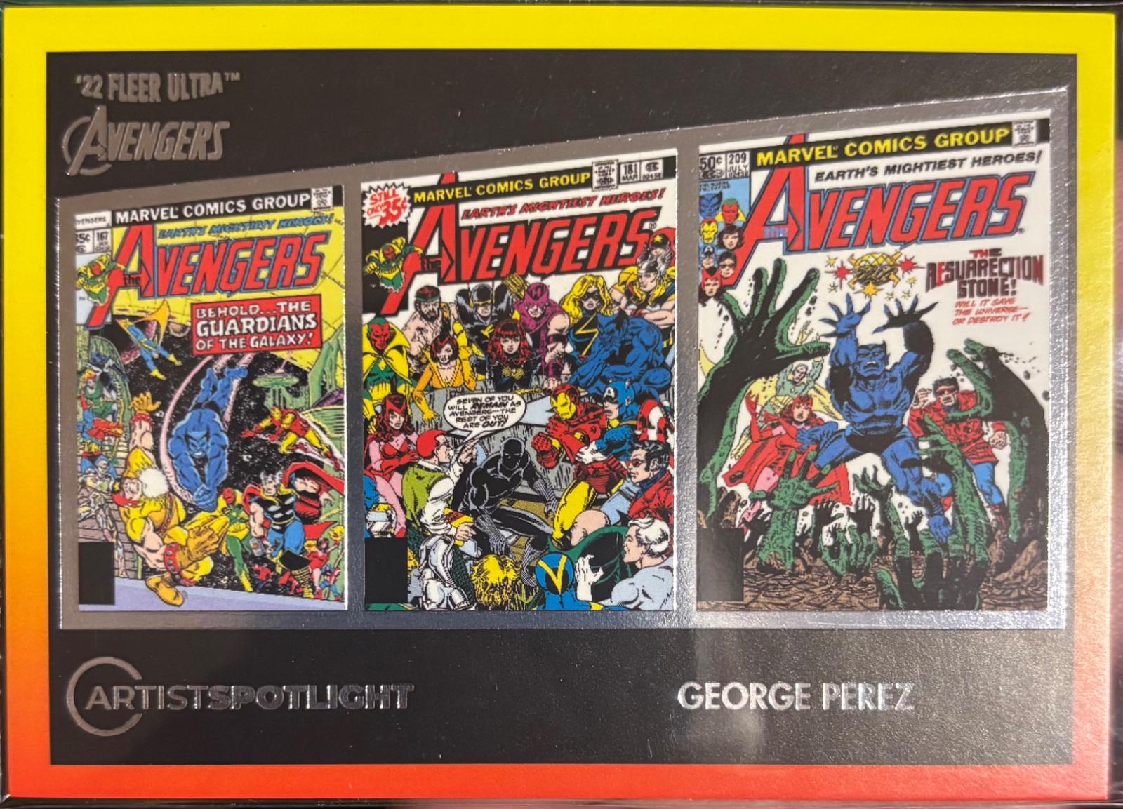 George Perez #AS-4 Marvel 2022 Ultra Avengers Artist Spotlight