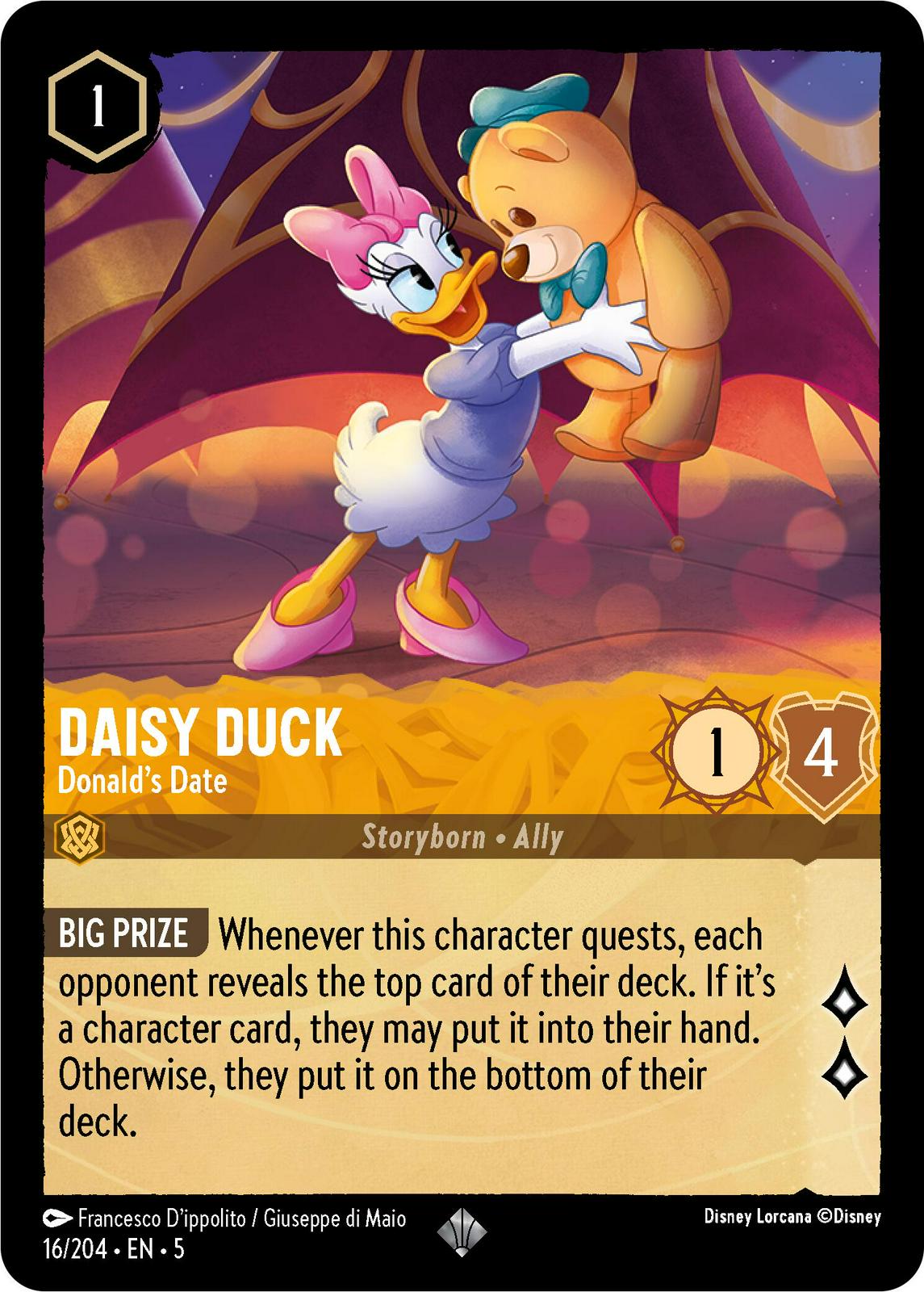 Daisy Duck - Donald's Date #16 Lorcana Shimmering Skies