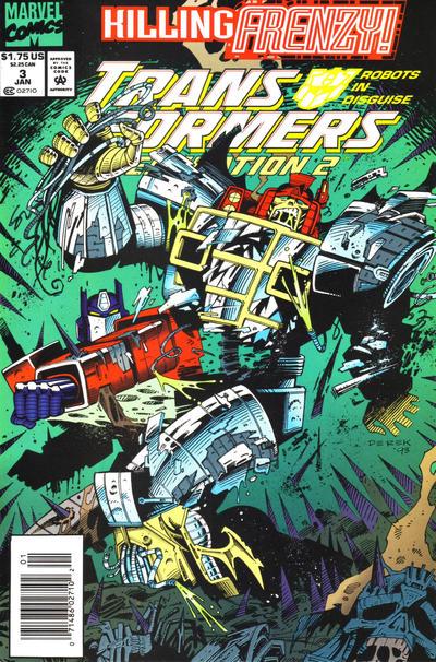 Transformers: Generation 2 [Newsstand] #3 (1994) Comic Books Transformers: Generation 2