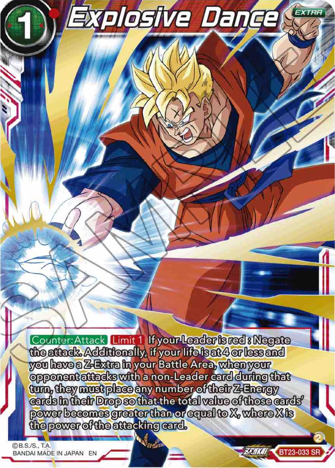 Explosive Dance [Foil] BT23-033 Dragon Ball Super Perfect Combination