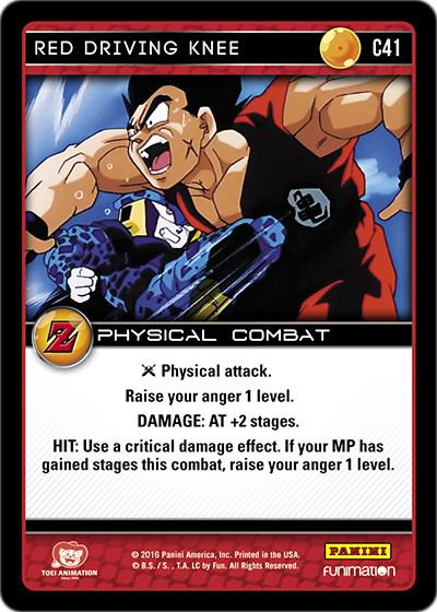 Red Driving Knee [Foil] C41 Dragon Ball Z Awakening