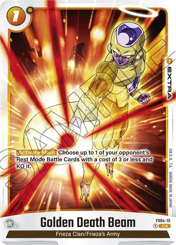 Golden Death Beam [Bonus Pack Alternate Art Holo] FS04-15 Dragon Ball Fusion World Starter Deck: Frieza