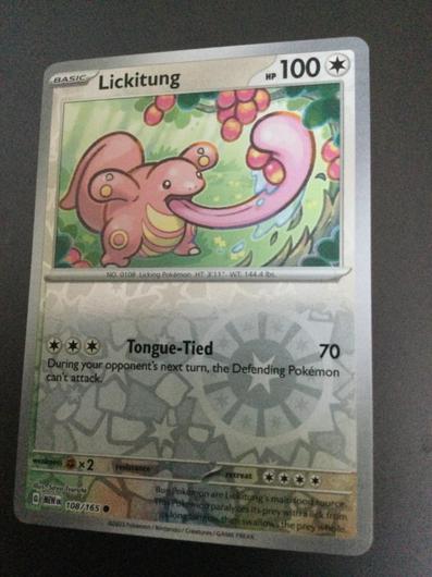 Lickitung [Reverse Holo] #108 photo