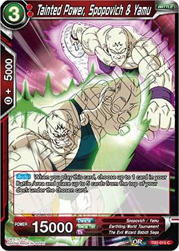 Tainted Power, Spopovich & Yamu [Foil] TB2-015 Dragon Ball Super World Martial Arts Tournament