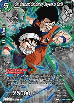 Son Goku and Son Gohan, Saiyans of Earth [Alternate Art] DB1-091 Dragon Ball Super Expansion Set: Special Anniversary Box 2020