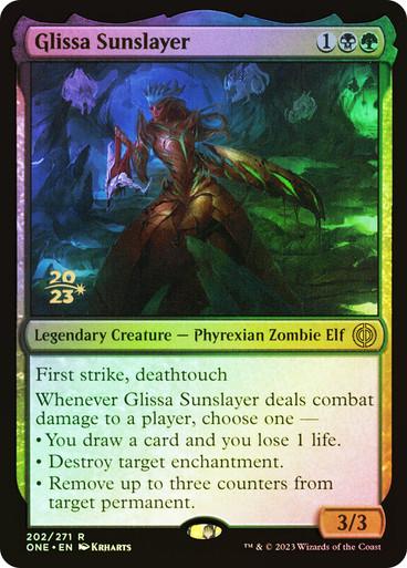 Glissa Sunslayer [Prerelease] #202 Magic Phyrexia: All Will Be One