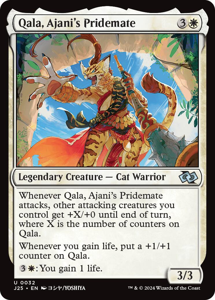 Qala, Ajani's Pridemate [Anime] #32 Magic Foundations Jumpstart