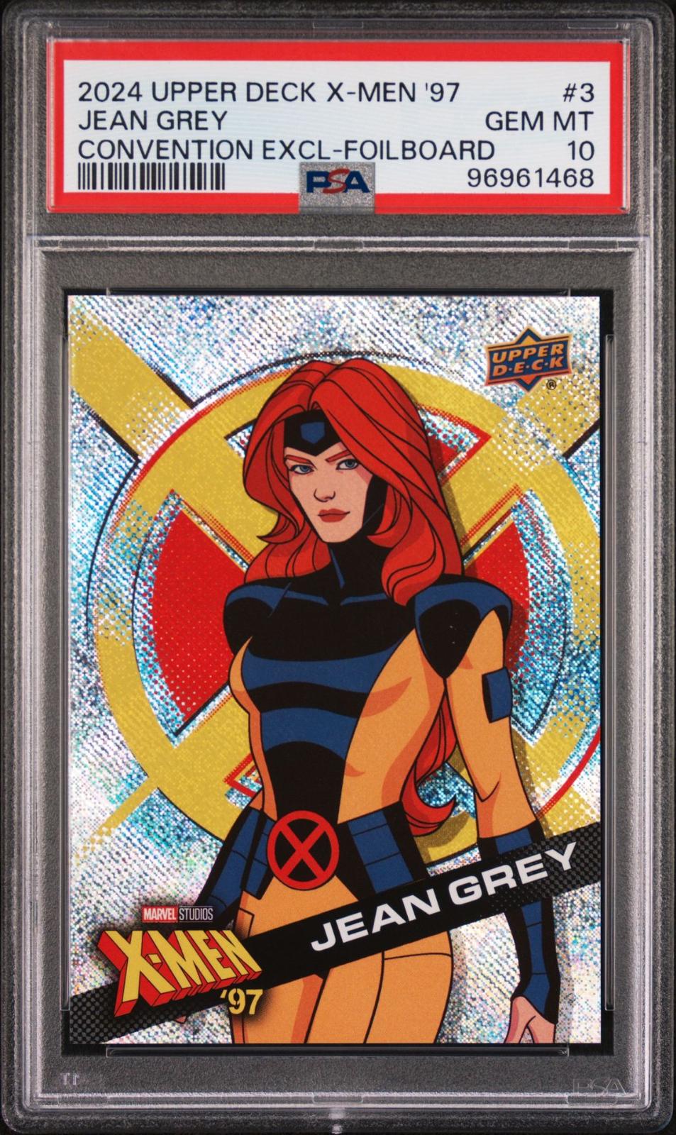 Jean Grey [Silver Foilboard] #3 2024 Upper Deck X-Men '97 SDCC