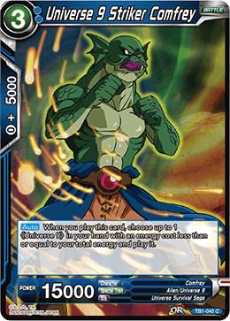 Universe 9 Striker Comfrey TB1-040 Dragon Ball Super The Tournament of Power