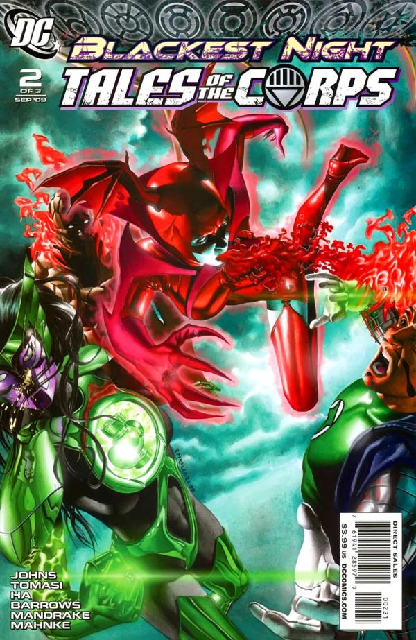 Blackest Night: Tales of the Corps [Migliari] #2 (2009) Comic Books Blackest Night: Tales Of The Corps