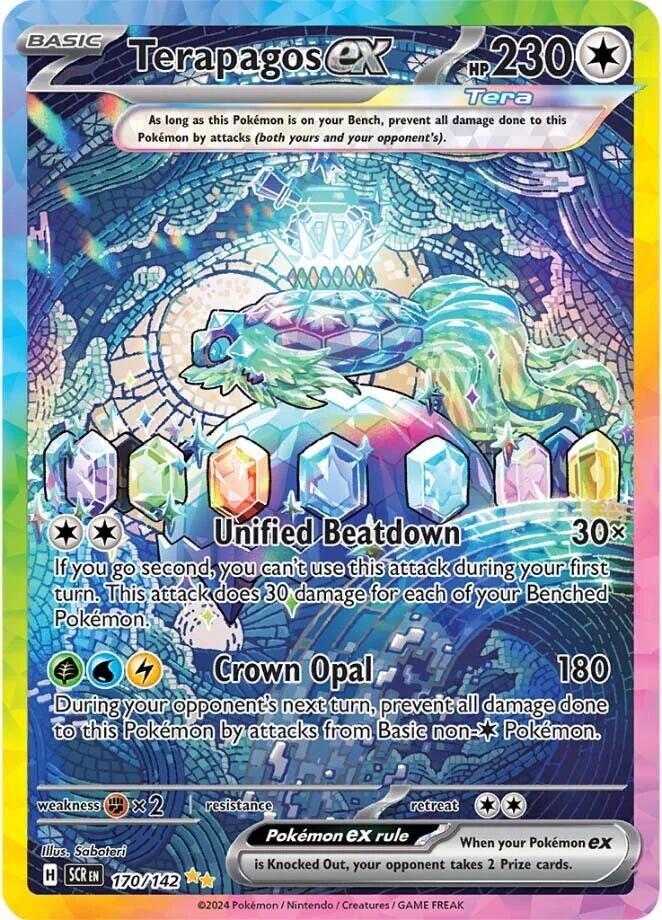 Terapagos ex #170 Pokemon Stellar Crown