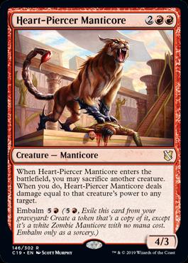 Heart-Piercer Manticore #146 Magic Commander 2019