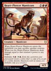 Heart-Piercer Manticore #146 Magic Commander 2019 Prices