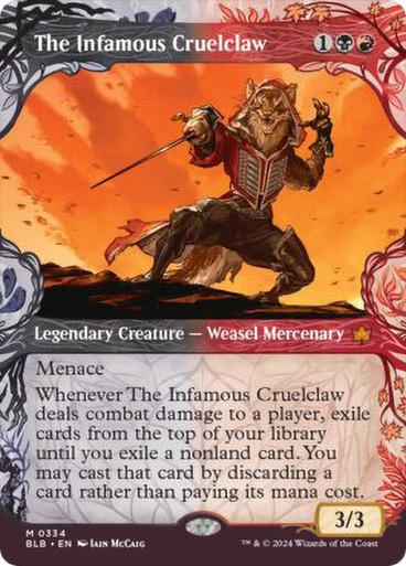 The Infamous Cruelclaw #334 Magic Bloomburrow