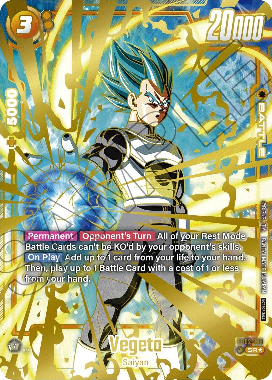 Vegeta - FB02-133 [Championship 2024-2025 Regionals Holo] FB02-133 Dragon Ball Fusion World Judge Promo