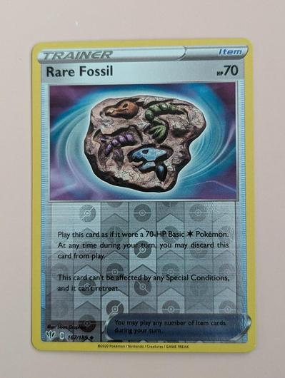 Rare Fossil [Reverse Holo] #167 photo