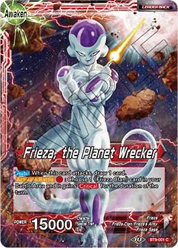 Frieza // Frieza, the Planet Wrecker [Foil] BT9-001 Dragon Ball Super Universal Onslaught