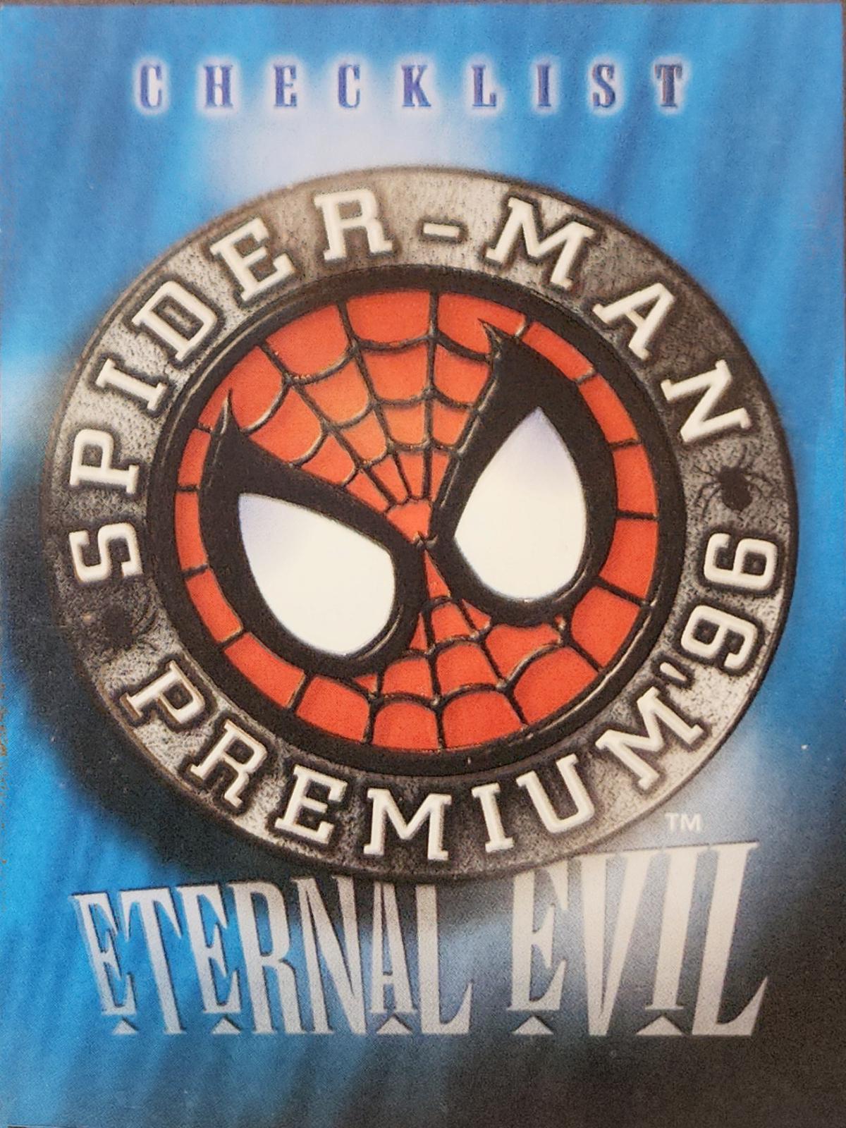 Checklist #100 Marvel 1996 Fleer Spider-Man Premium