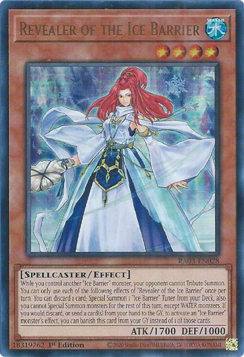 Revealer of the Ice Barrier RA03-EN028 YuGiOh Quarter Century Bonanza