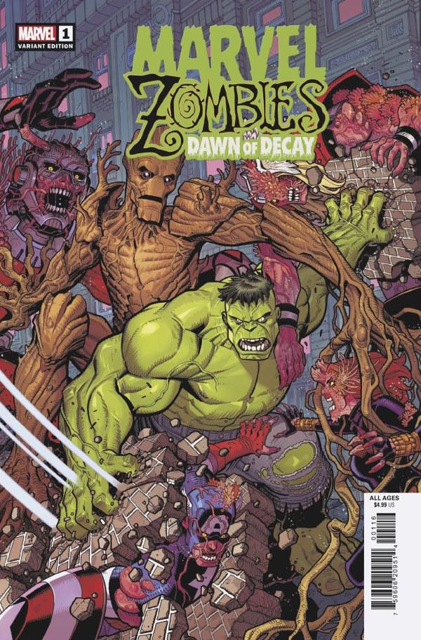 Marvel Zombies: Dawn of Decay [Bradshaw] #1 (2024) Comic Books Marvel Zombies: Dawn of Decay