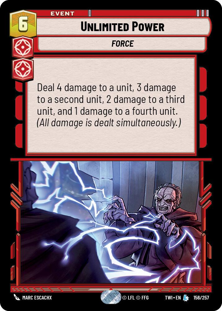 Unlimited Power [Foil] #156 Star Wars Unlimited: Twilight of the Republic