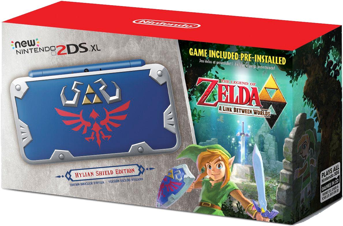 New Nintendo 2DS XL Hylian Shield Edition Nintendo 3DS