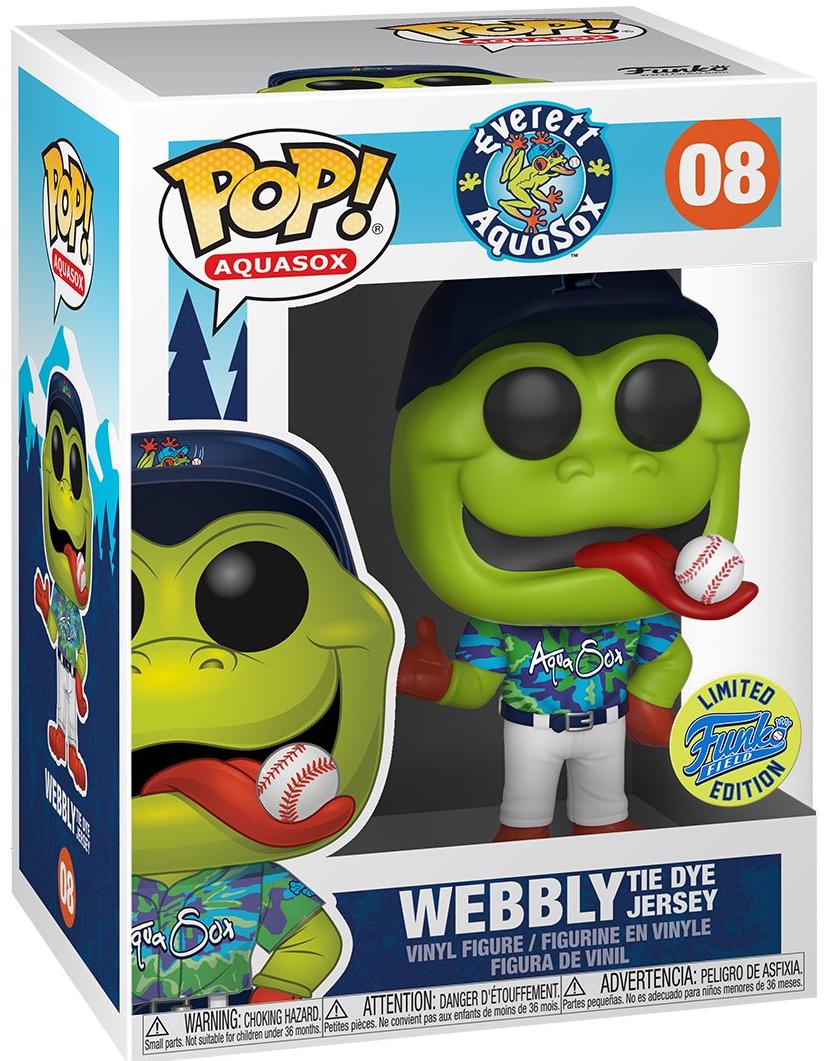 Webbly [Tie Dye Jersey] #8 Funko POP Aquasox