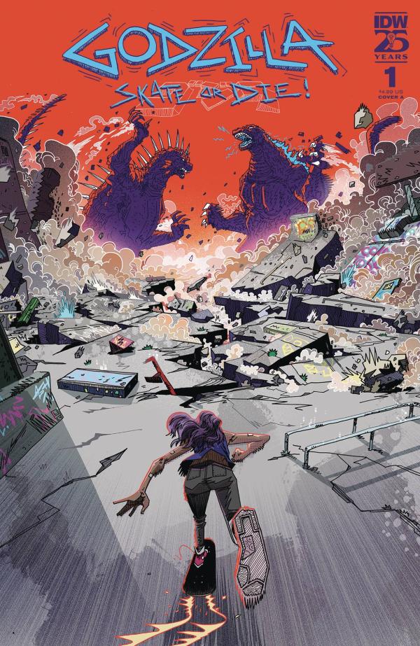 Godzilla: Skate or Die #3 (2024) Comic Books Godzilla: Skate or Die