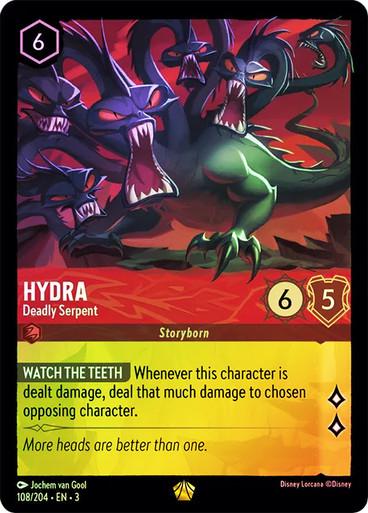 Hydra - Deadly Serpent [Foil] #108 Lorcana Into the Inklands