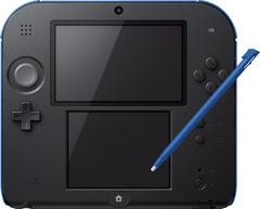 Front | Nintendo 2DS Black + Blue PAL Nintendo 3DS