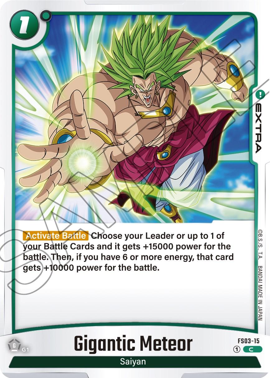 Gigantic Meteor FS03-15 Dragon Ball Fusion World Starter Deck: Broly