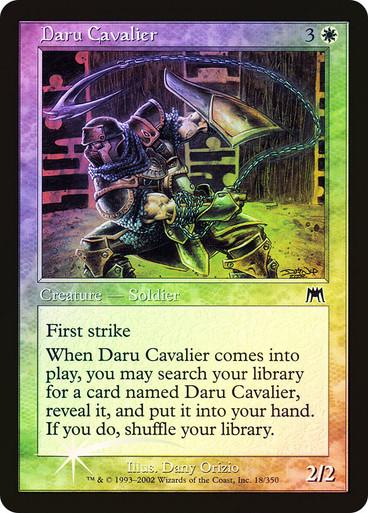 Daru Cavalier [Foil] Magic Onslaught