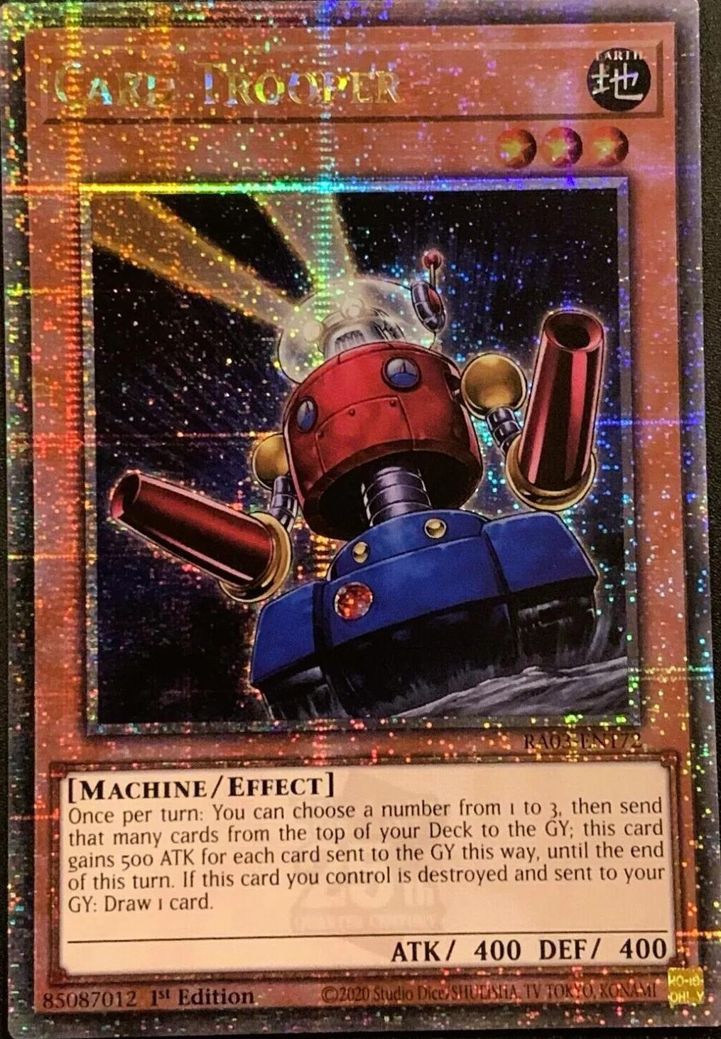 Card Trooper [Quarter Century Secret Rare] RA03EN172 Prices YuGiOh Quarter Century Bonanza