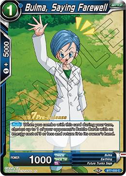 Bulma, Saying Farewell BT7-033_PR Dragon Ball Super Series 7 Pre-Release Promos