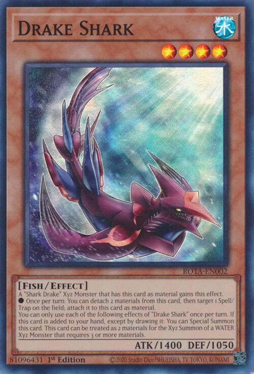 Drake Shark ROTA-EN002 YuGiOh Rage of the Abyss