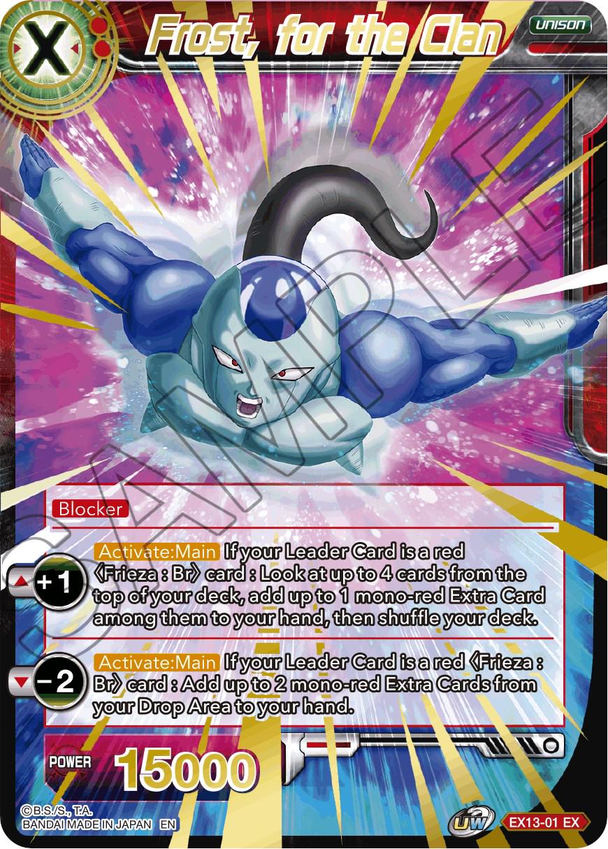 Frost, for the Clan [Foil] EX13-01 Dragon Ball Super Expansion Set: Special Anniversary Box 2020