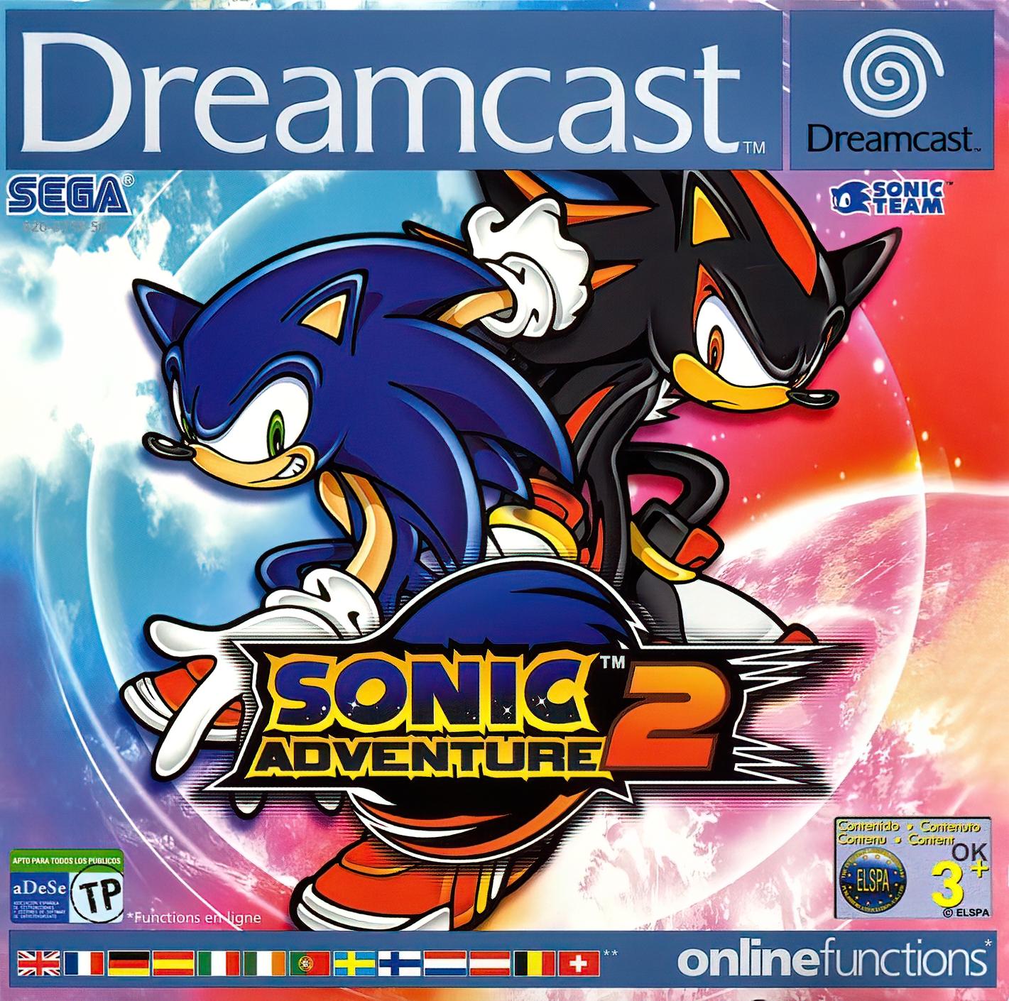 Sonic Adventure 2 PAL Sega Dreamcast