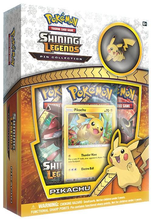 Sealed Pikachu Pin Collection Pokemon Shining Legends