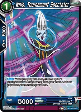 Whis, Tournament Spectator BT9-033 Dragon Ball Super Universal Onslaught