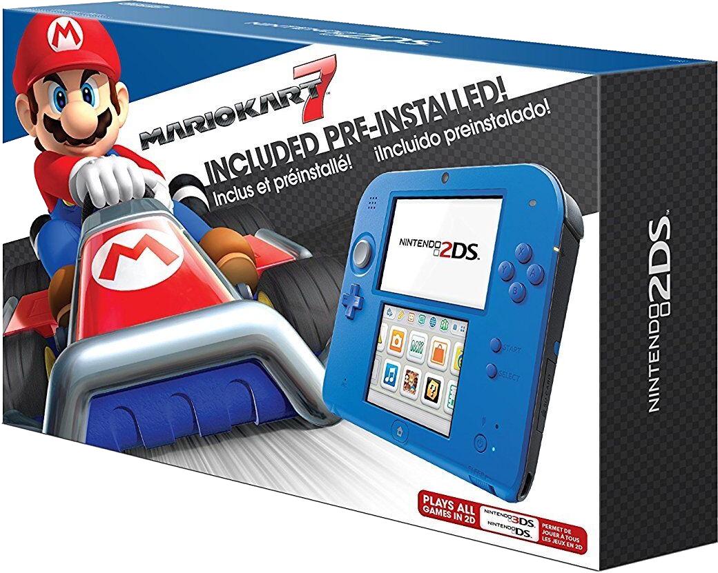 Nintendo 2DS Electric Blue 2 [Mario Kart 7 Pre-installed] Nintendo 3DS