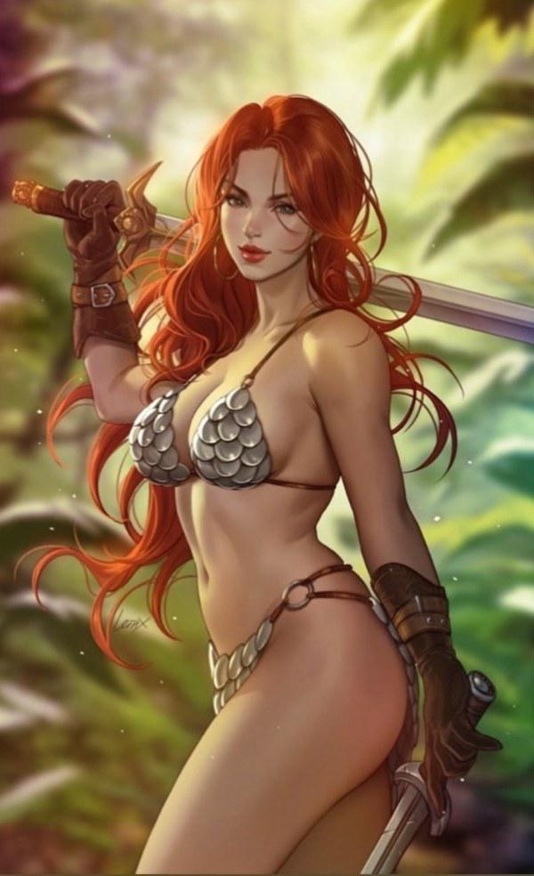 Red Sonja: Death and the Devil [Leirix Sword Virgin] #3 (2024) Comic Books Red Sonja: Death and the Devil