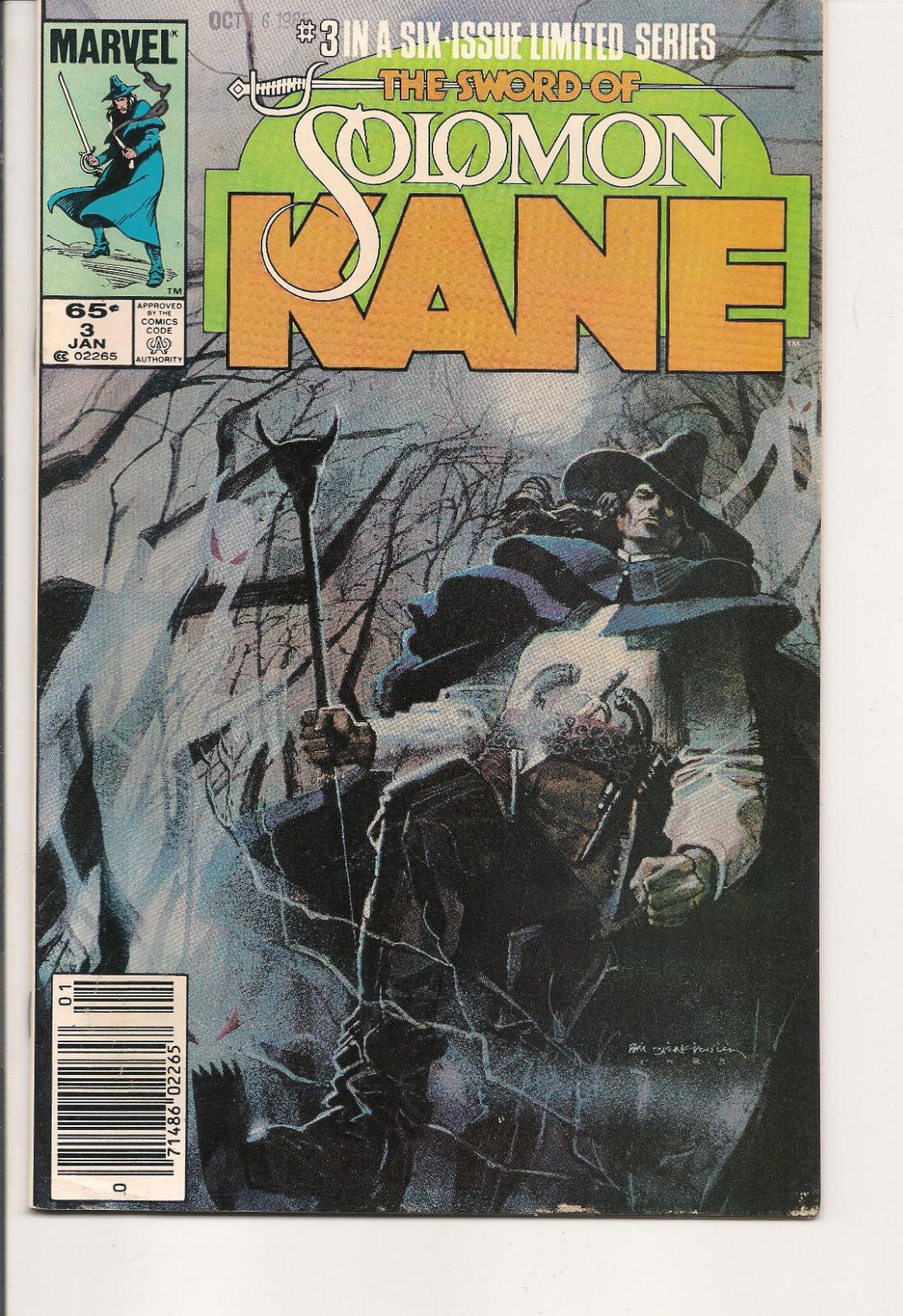 The Sword Of Solomon Kane [Newsstand] #3 (1986) Comic Books Sword of Solomon Kane