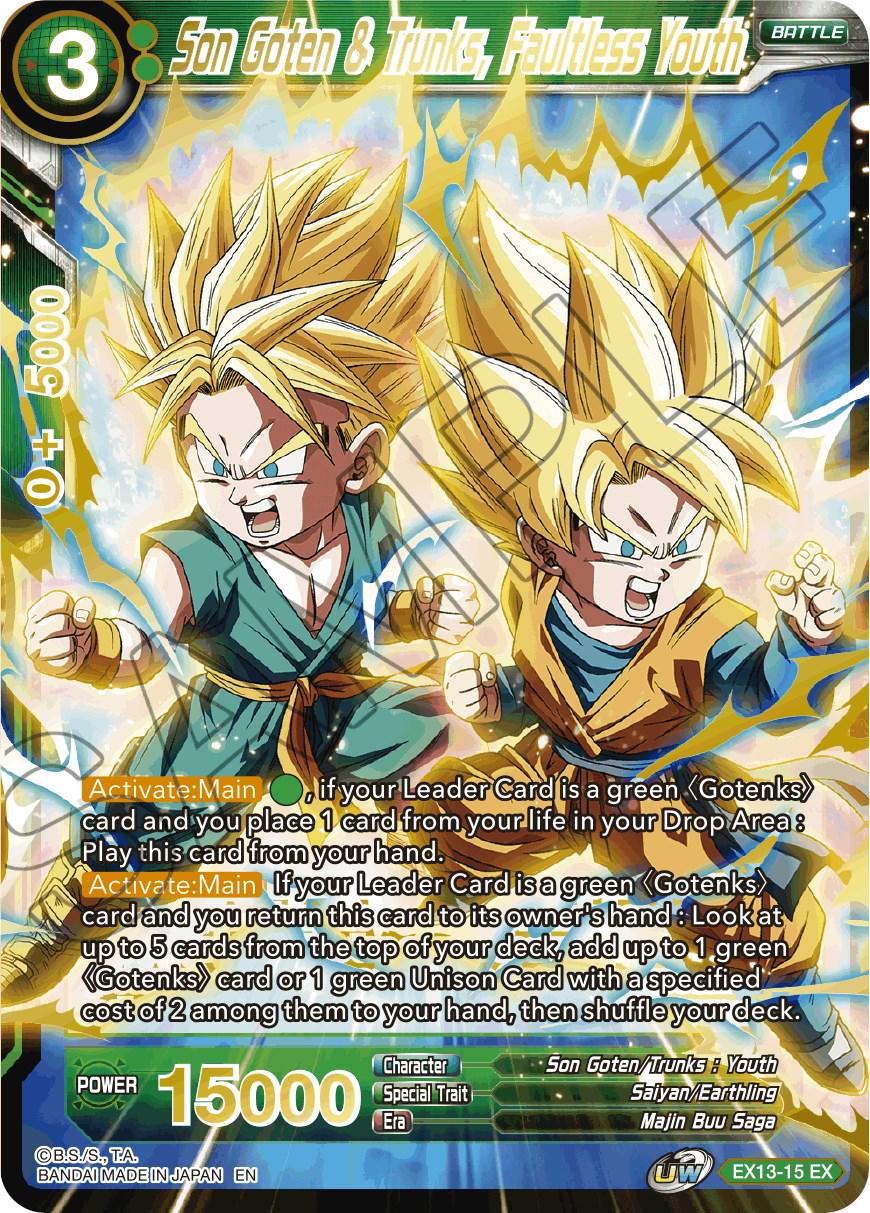 Son Goten & Trunks, Faultless Youth EX13-15 Dragon Ball Super Expansion Set: Special Anniversary Box 2020