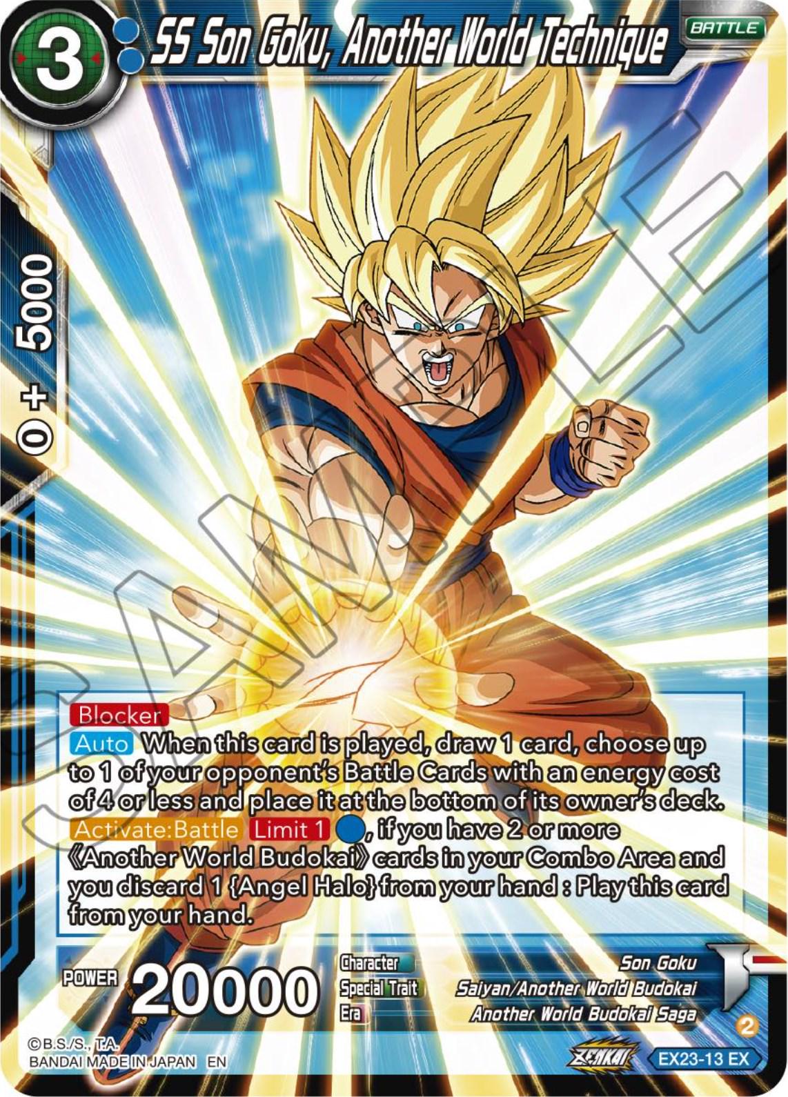 SS Son Goku, Another World Technique [Foil] EX23-13 Dragon Ball Super Premium Anniversary Box 2023