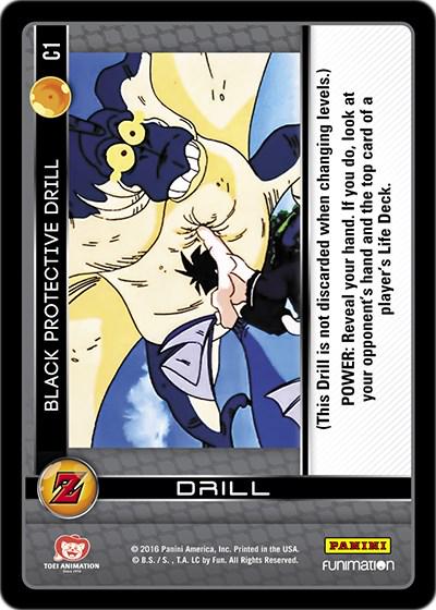 Black Protective Drill [Foil] C1 Dragon Ball Z Awakening