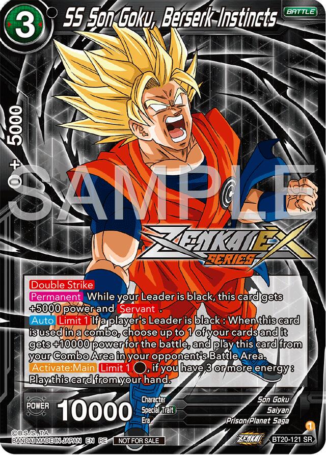 SS Son Goku, Berserk Instincts BT20-121 Dragon Ball Fusion World Promos