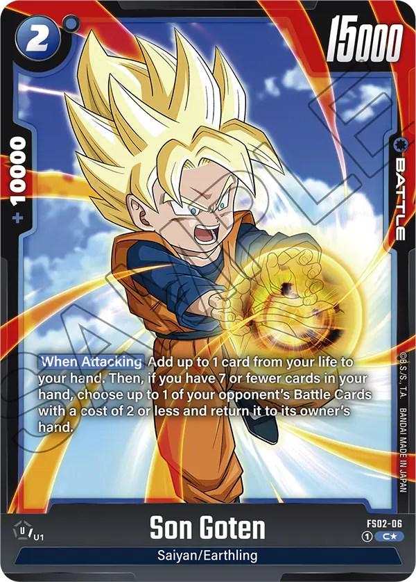 Son Goten - FS02-06 [Bonus Pack Alternate Art Holo] FS02-06 Dragon Ball Fusion World Starter Deck: Vegeta