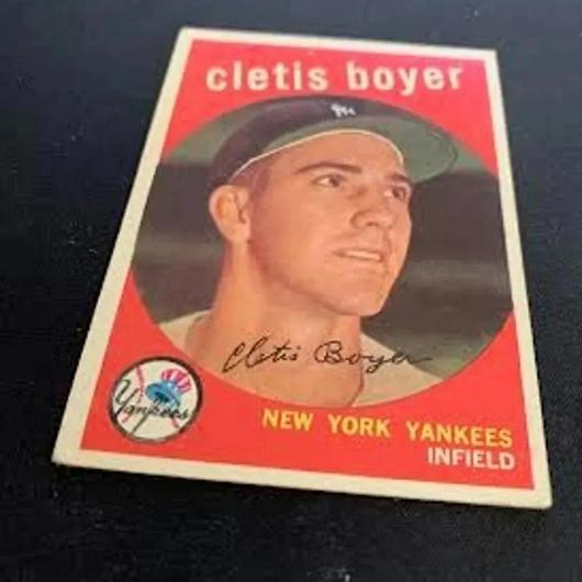 Cletis Boyer [Gray Back] #251 photo